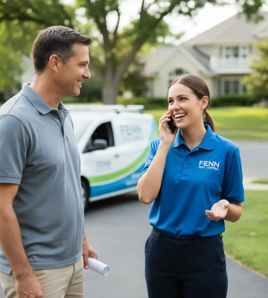 Fenn Pest Control customer support in Hempstead
